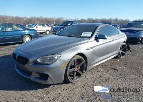 2012 BMW 650 I z USA, uszkodzony, nr VIN WBALX3C58CDV77578